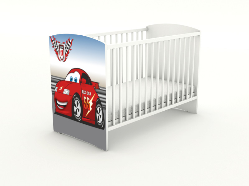 Becks detská postieľka Auto červené